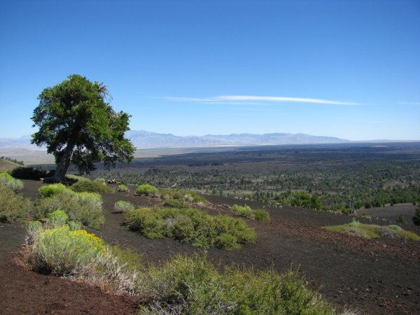 Overlooking Craters of the Moon