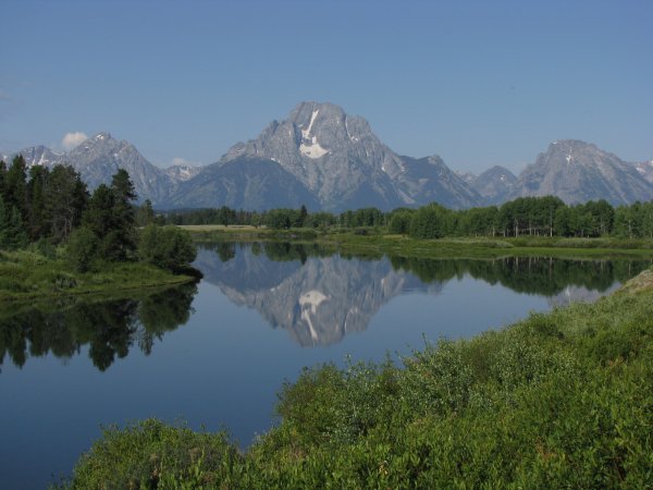 Spectacular reflection in the Snake River