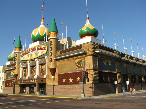 The worlds one and only Corn Palace