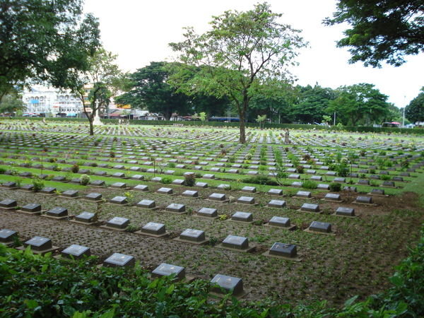 British War graves by the river Kwai
