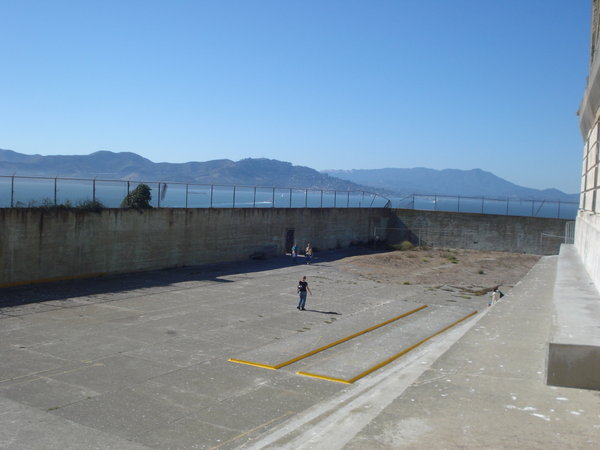 Recreation Yard - Alcatraz Prison
