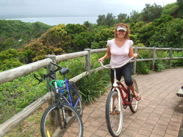 Cycling up to the Lighthouse
