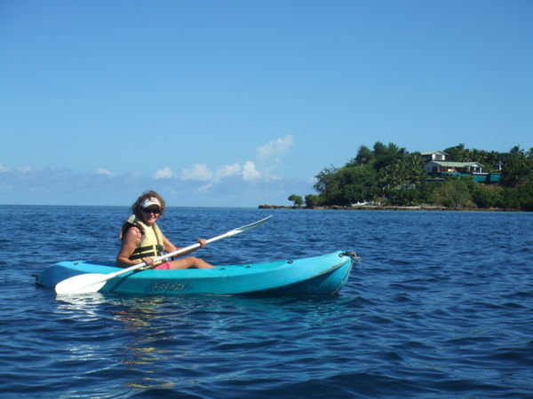 Kayaking near the Private Island