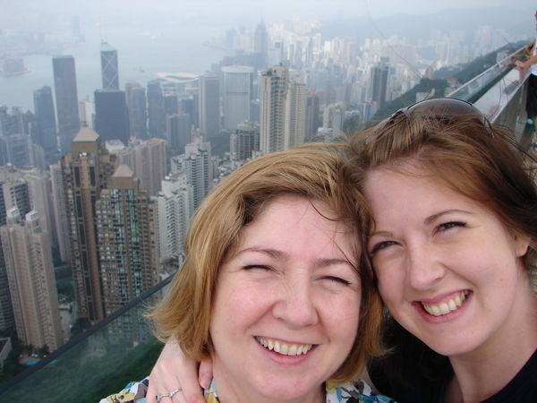 Me and mum at Victoria peak