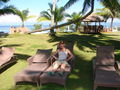 relaxing on Cabilao island