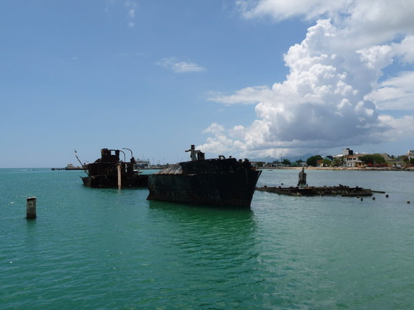 Ship wreck in Margarita harbour