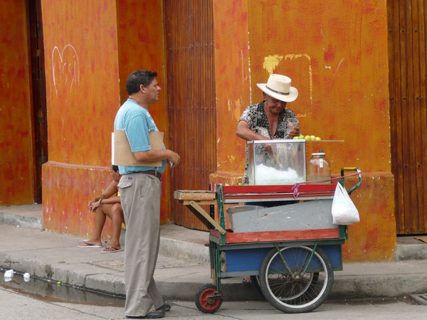 street vendor cartagena