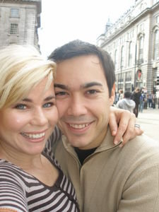 Marcelo and I in Trafalgar Square