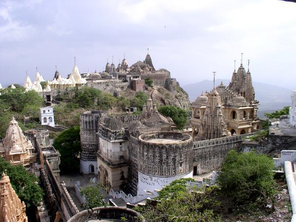 Palitana - Aerial view of the temples