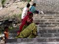 Palitana - local at the stairs