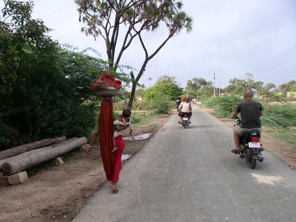 Easy Riders exploring the back roads of Diu