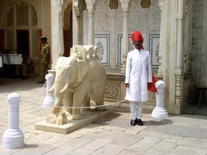 Guard at the City Palace, Jaipur