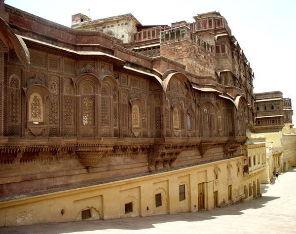 Another wing at Old Royal Palace in Mekeragarh Fort, Jodhpur