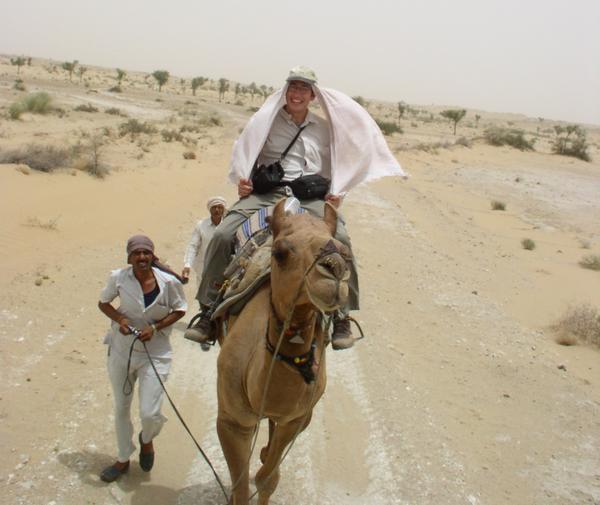 Pic of me riding a camel, Thar Desert
