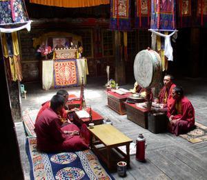 Another pic of Special Puja, Shey Gompa
