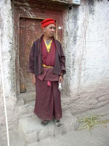 Monk poses for a pic, Hemis Gompa
