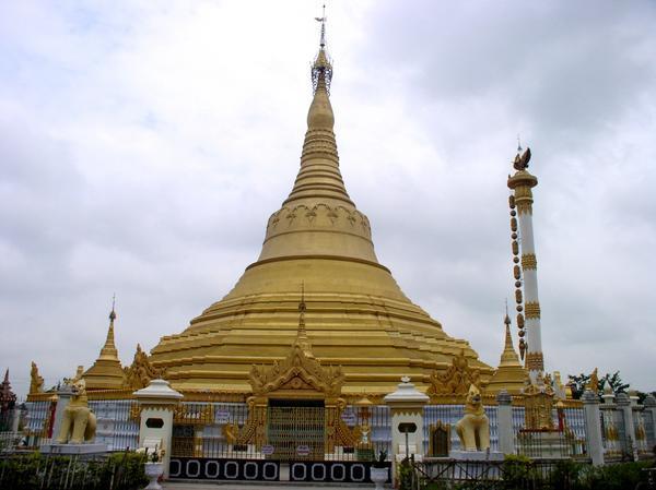 Stuppa at Myanmar Temple, Kushinagar