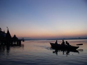 Morning rejuvenates the Ganga River, Varanasi
