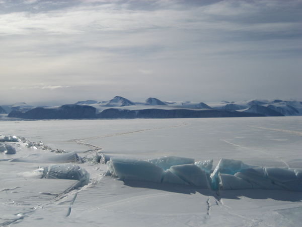 Pressure Ridges in the sea ice