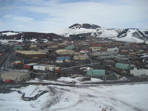 Flying back to McMurdo