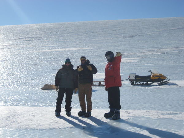A planning discussion... how do you shuttle 100s of pounds of stuff down a glacier?