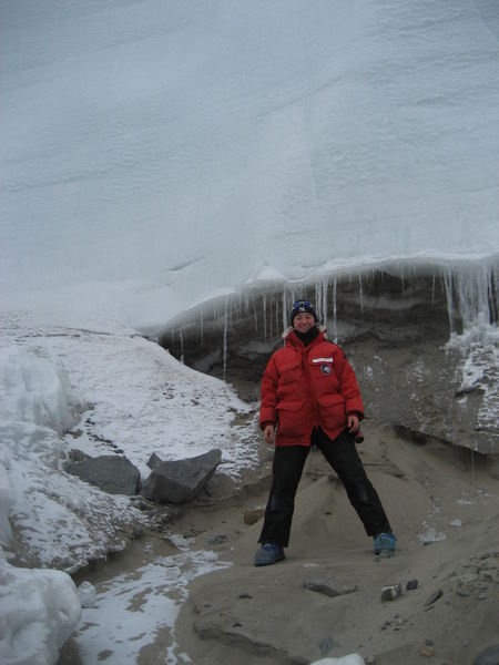 Me (and a glacier)