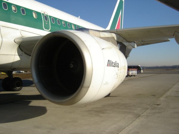 El fatidico avion de Alitalia