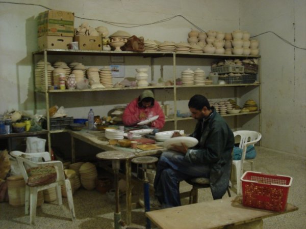 El taller artesanal de ceramicas