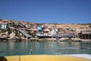 La villa desde el mar