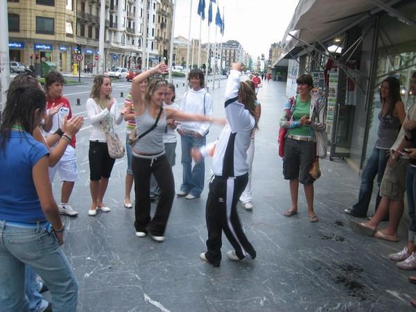 Basque dancing