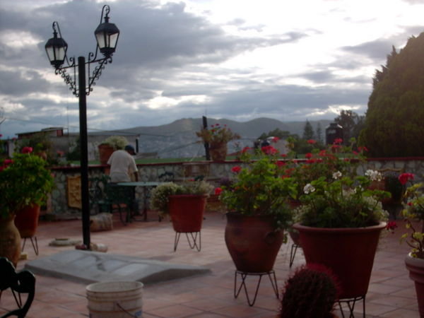 Vue de mon hotel Oaxaca