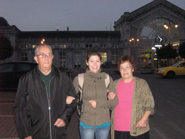 Moi avec les grands-parents italiens!! 
