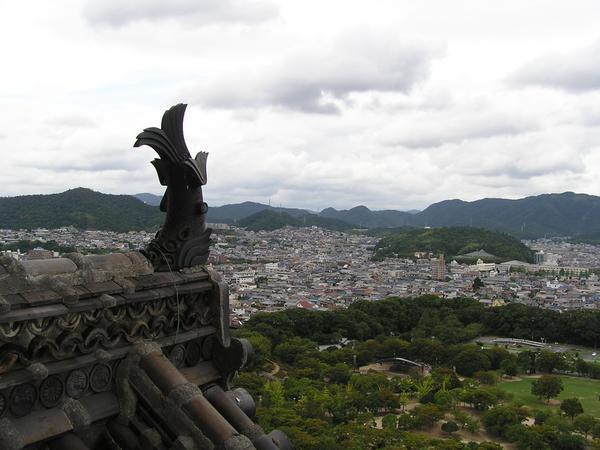 View from Himeji