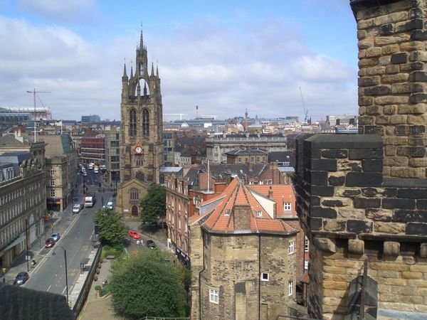  View of Newcastle from top of Castle Keep