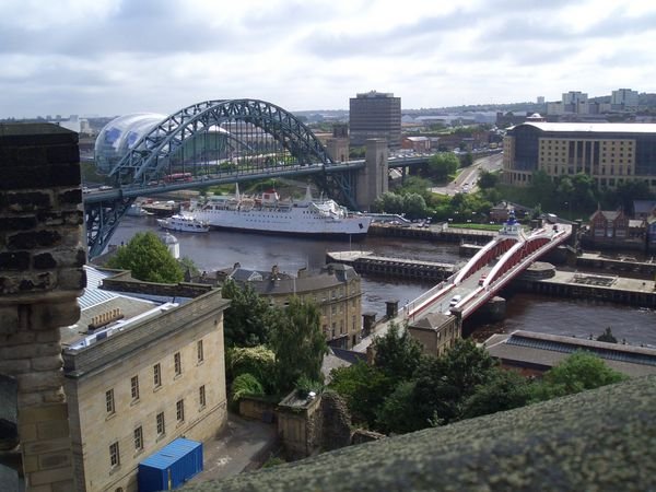  View of Newcastle from top of Castle Keep