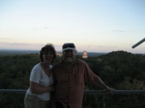 Tikal -on top of Temple IV