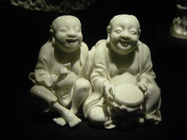 two very happy Buddas