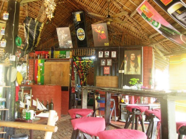 the owners of the Cafe are musicians and Bob Marley fans