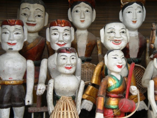 water puppets of Hanoi
