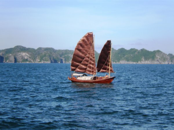 Halong Bay sailboat