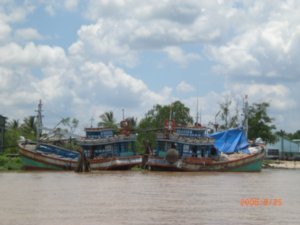 Mekong fishing boats