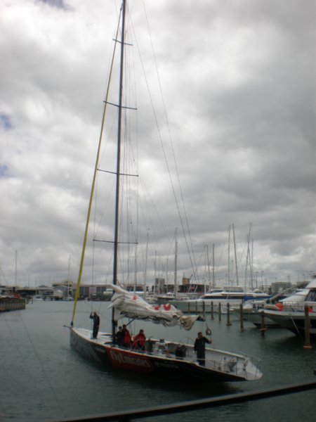 America's Cup racing boat