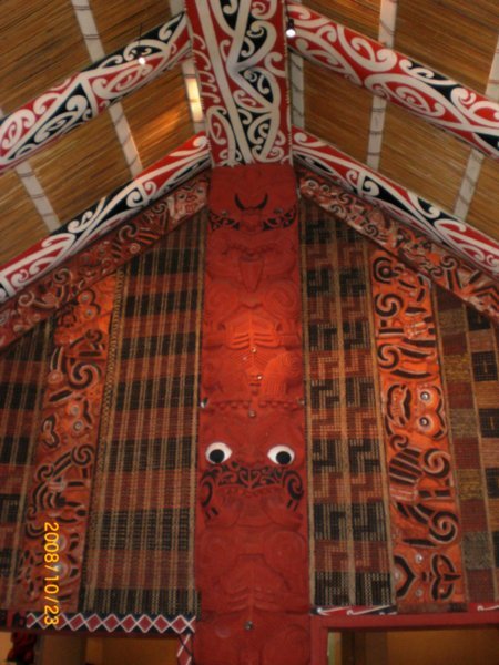 Maori Meeting House - at The Auckland Museum