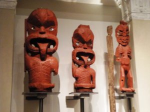 ancient Maori carvings
