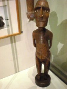 Maori carving in The Museum