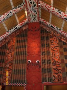 Maori Meeting House - at The Auckland Museum