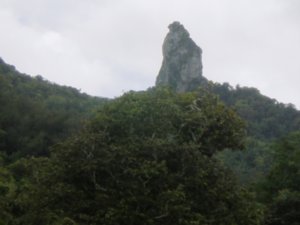 The Needle (Te Rua Manga) - highest point on Rarotonga mountain