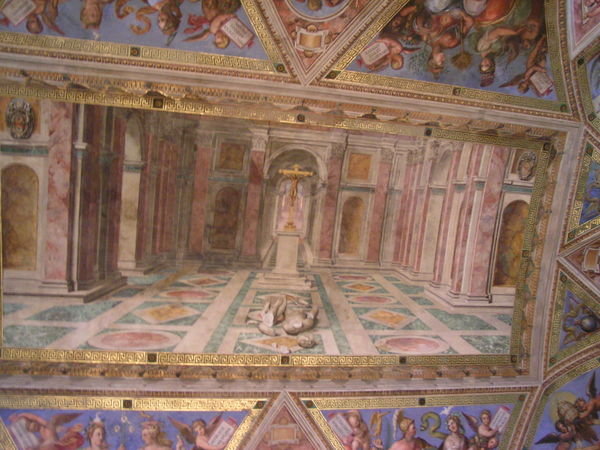 Ceiling in the Old Apartments of the Vatican
