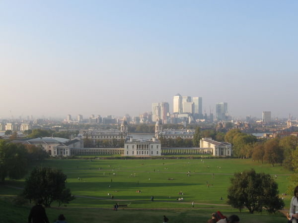 Great view of London and Greenwich
