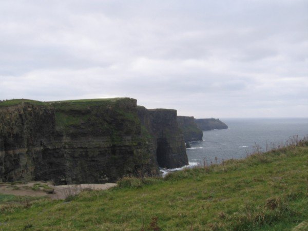 First view of the Cliffs of Moher